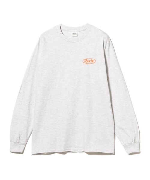 BEAMS T(ビームスティー)の「RWCHE / OFF Long Sleeve(Tシャツ/カットソー・メンズ・ライトグレー・L/M/XL)」の1枚目の写真