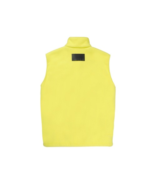 MSGM(エムエスジーエム)の「ハイネック テディフリースベスト(ブルゾン・レディース・ライトイエロー・38)」の2枚目の写真