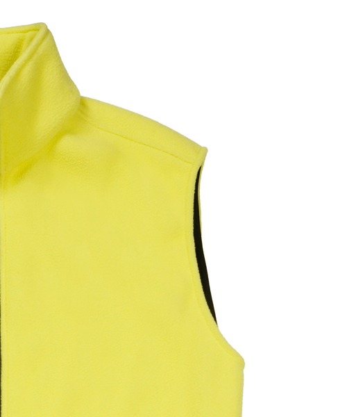 MSGM(エムエスジーエム)の「ハイネック テディフリースベスト(ブルゾン・レディース・ライトイエロー・38)」の4枚目の写真