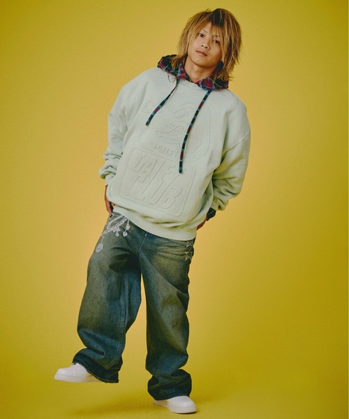 GALFY（ガルフィー）の「GALFY-ジャラジャラギャル男デニム（デニムパンツ・メンズ・インディゴブルー/ブラウン/ブラック・L/XL）」の21枚目の写真