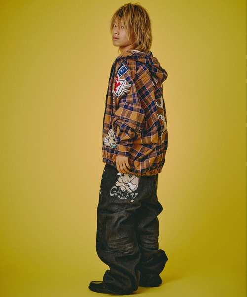 GALFY（ガルフィー）の「GALFY-ジャラジャラギャル男デニム（デニムパンツ・メンズ・インディゴブルー/ブラウン/ブラック・L/XL）」の12枚目の写真