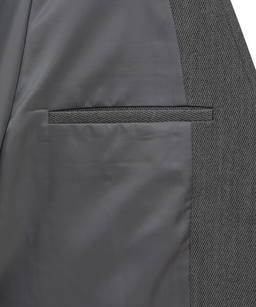 CLANE(クラネ)の「【CLANE/クラネ】2WAY TAILORED OVER JACKET/2WAYテーラードオーバージャケット(テーラードジャケット・レディース・グレー・1)」の9枚目の写真