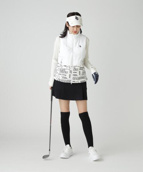PEARLY GATES(パーリーゲイツ)の「【PEARLY GATES】フリース片面起毛スカート(スカート・レディース・ネイビー・SMALL/MEDIUM/LARGE)」の2枚目の写真