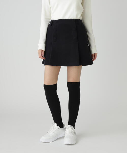 PEARLY GATES(パーリーゲイツ)の「【PEARLY GATES】フリース片面起毛スカート(スカート・レディース・ネイビー・SMALL/MEDIUM/LARGE)」の1枚目の写真