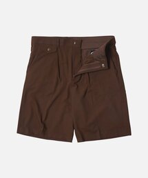 WIDE BERMUDA PANTS _ BROWN