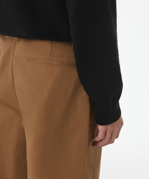 MUSINSA STANDARD（ムシンサスタンダード）の「ソリッドCPワイドチノパンツ[デザートブラウン]（その他パンツ・メンズ・その他・40/42/36/34/32/30/31/33/26/27/28/29）」の5枚目の写真