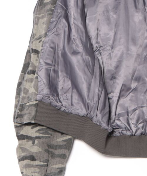 Never mind the XU（ネバーマインドザエックスユー）の「【Never mind the XU】camouflage zip up jacket / 【ネバーマインド ザ エックスユー】カモフラージュジップアップフードジャケット（ブルゾン・メンズ・グレー系カモフラージュ・M/L）」の21枚目の写真