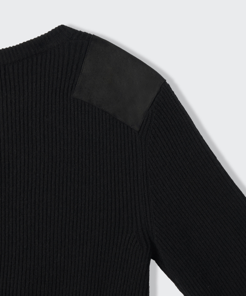 MUSINSA STANDARD（ムシンサスタンダード）の「リブドコマンドニット[ブラック]（ニット/セーター・メンズ・その他・SMALL/MEDIUM/LARGE/X-LARGE/XX-LARGE）」の6枚目の写真