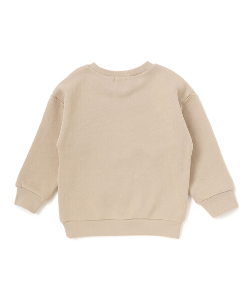 SLAP SLIP（スラップスリップ）の「【裏起毛】はたらくくるまイヌ恐竜サガラ刺しゅうトレーナー(80~130cm)（スウェット・キッズ・グレー/ネイビー/ベージュ・100cm/90cm/80ｃｍ/130cm/120cm/110cm）」の9枚目の写真