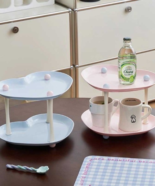 Made in I（メイドインアイ）の「Heart Layer Shelf（収納グッズ・レディース・ピンク/ブルー・FREE）」の11枚目の写真