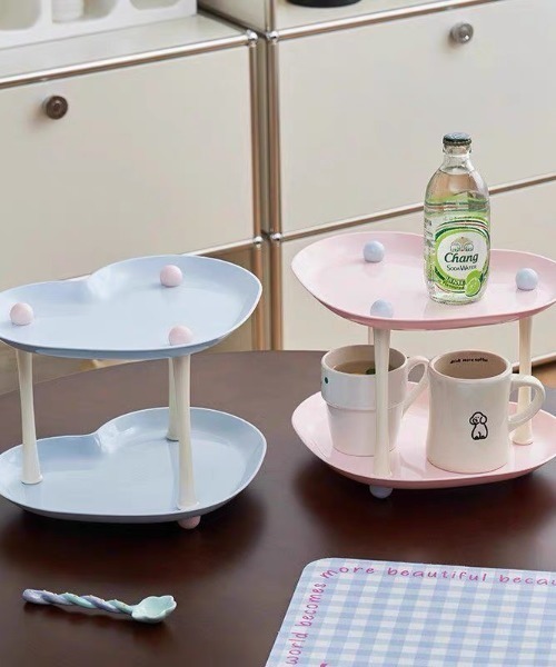 Made in I（メイドインアイ）の「Heart Layer Shelf（収納グッズ・レディース・ピンク/ブルー・FREE）」の15枚目の写真