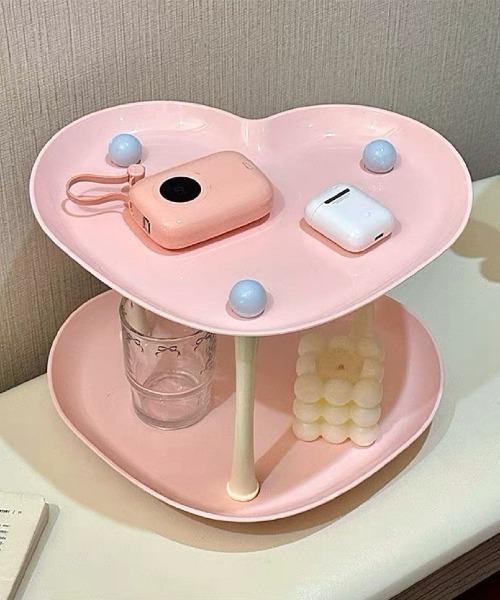 Made in I（メイドインアイ）の「Heart Layer Shelf（収納グッズ・レディース・ピンク/ブルー・FREE）」の19枚目の写真