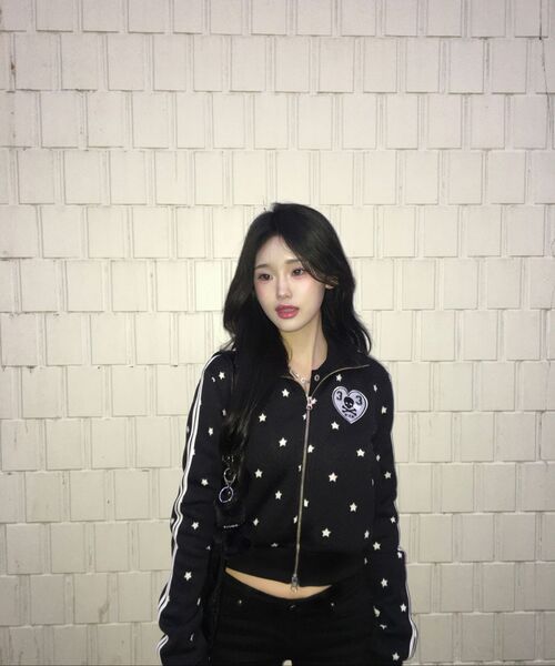 SETUP-EXE(セットアップイーエックスイー)の「STAR SPORTY ZIP-UP / BLACK(ナイロンジャケット・レディース・その他・OS)」の4枚目の写真