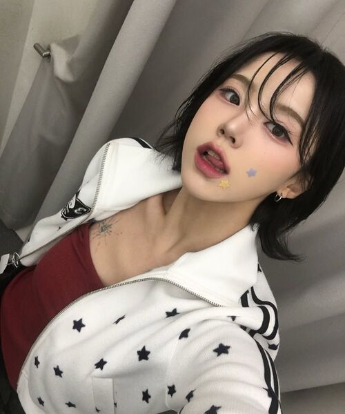 SETUP-EXE(セットアップイーエックスイー)の「STAR SPORTY ZIP-UP / BLACK(ナイロンジャケット・レディース・その他・OS)」の5枚目の写真