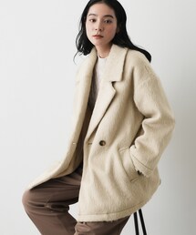 Dessin（デッサン）の「シャギーコート（ピーコート）」