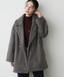 Dessin（デッサン）の「シャギーコート（ピーコート）」