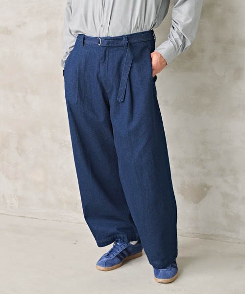 Kelen（ケレン）の「「KELEN MENS / ケレン メンズ」BELTED DENIM（その他パンツ・メンズ・ワンウォッシュ/インディゴブルー・40/38/42）」の2枚目の写真