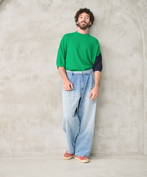 Kelen（ケレン）の「「KELEN MENS / ケレン メンズ」BELTED DENIM（その他パンツ・メンズ・ワンウォッシュ/インディゴブルー・40/38/42）」の3枚目の写真
