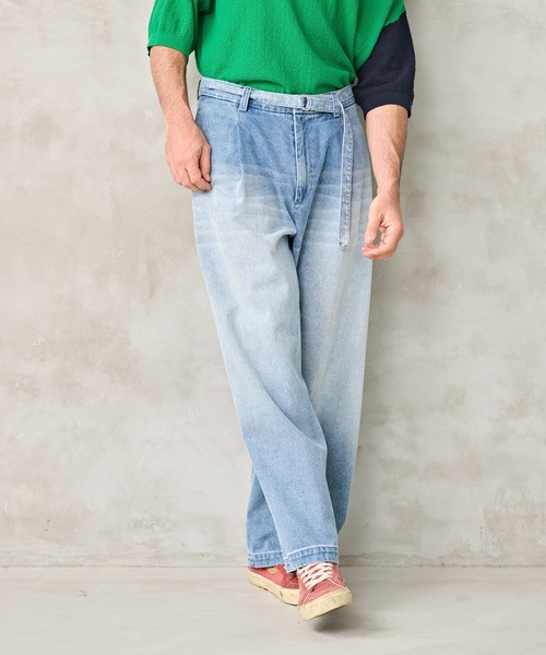 Kelen（ケレン）の「「KELEN MENS / ケレン メンズ」BELTED DENIM（その他パンツ・メンズ・ワンウォッシュ/インディゴブルー・40/38/42）」の4枚目の写真