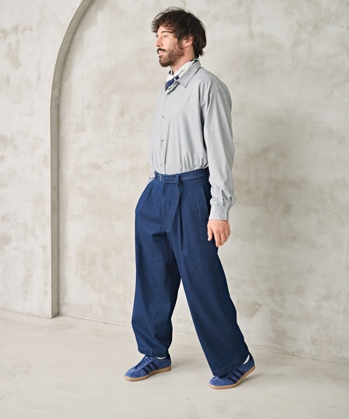 Kelen（ケレン）の「「KELEN MENS / ケレン メンズ」BELTED DENIM（その他パンツ・メンズ・ワンウォッシュ/インディゴブルー・40/38/42）」の10枚目の写真