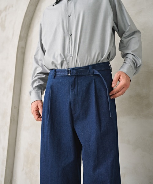 Kelen（ケレン）の「「KELEN MENS / ケレン メンズ」BELTED DENIM（その他パンツ・メンズ・ワンウォッシュ/インディゴブルー・40/38/42）」の12枚目の写真