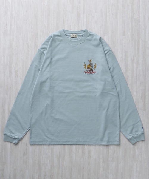 The Endless Summer(エンドレスサマー)の「TES HURRICANE SUFER LONG SLEEVE T-SHIRT / ロンT(Tシャツ/カットソー・メンズ・ホワイト/サックスブルー/グレー・SMALL/MEDIUM/LARGE/X-LARGE/XX-LARGE)」の5枚目の写真