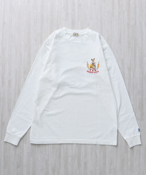 The Endless Summer(エンドレスサマー)の「TES HURRICANE SUFER LONG SLEEVE T-SHIRT / ロンT(Tシャツ/カットソー・メンズ・ホワイト/サックスブルー/グレー・SMALL/MEDIUM/LARGE/X-LARGE/XX-LARGE)」の15枚目の写真