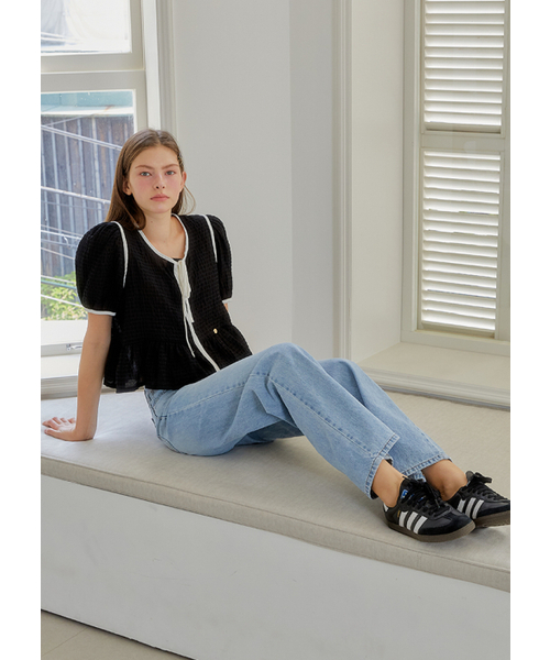 ANOETIC(アノエティック)の「NEW STRAIGHT DENIM PANTS_LIGHT BLUE(デニムパンツ・レディース・その他・MEDIUM/SMALL)」の2枚目の写真