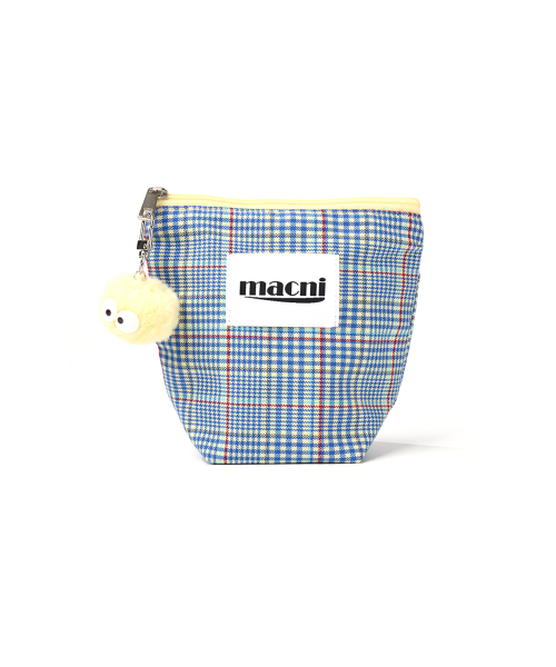 CHECKER STANDY POUCH LEMON（ポーチ）｜MACNI（マクニ）の