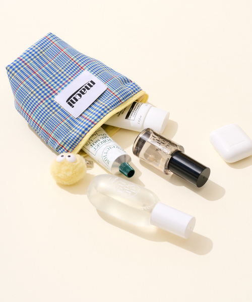 CHECKER STANDY POUCH LEMON（ポーチ）｜MACNI（マクニ）の