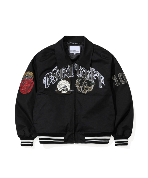 クレストパッチバスティジャケット ブラック（その他アウター