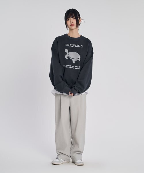 SLOW RECORD HOUSE(スローレコードハウス)の「ナイロンワンタックパンツ_ライトグレー(スウェットパンツ・レディース・その他・SMALL/MEDIUM/LARGE)」の9枚目の写真