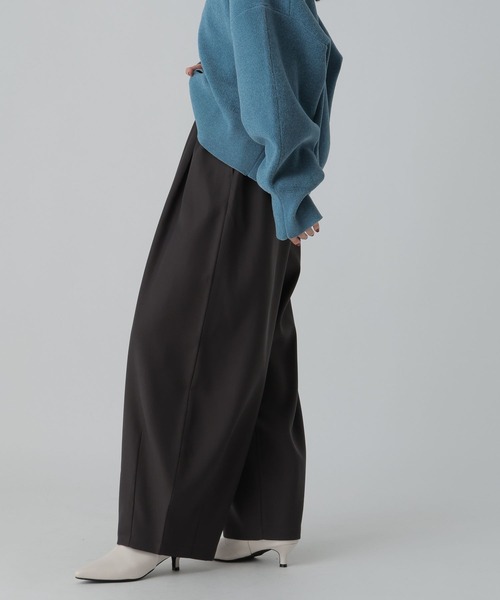 LEPSIM（レプシィム）の「ツイルコクーンパンツ　612847（その他パンツ・レディース・チャコールグレー/ブラウン/グレイッシュベージュ・FREE/TALL）」の11枚目の写真