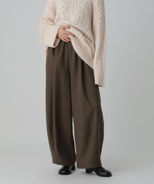 LEPSIM（レプシィム）の「ツイルコクーンパンツ　612847（その他パンツ・レディース・チャコールグレー/ブラウン/グレイッシュベージュ・FREE/TALL）」の16枚目の写真