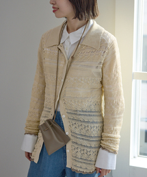 レーシーニットシャツ