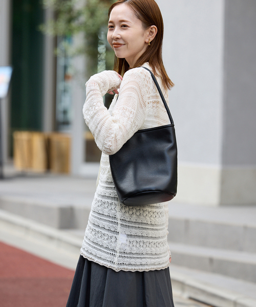 SLOBE IENA（スローブイエナ）の「レーシーニットシャツ（ニット/セーター・レディース・イエロー/ホワイト・FREE）」の10枚目の写真