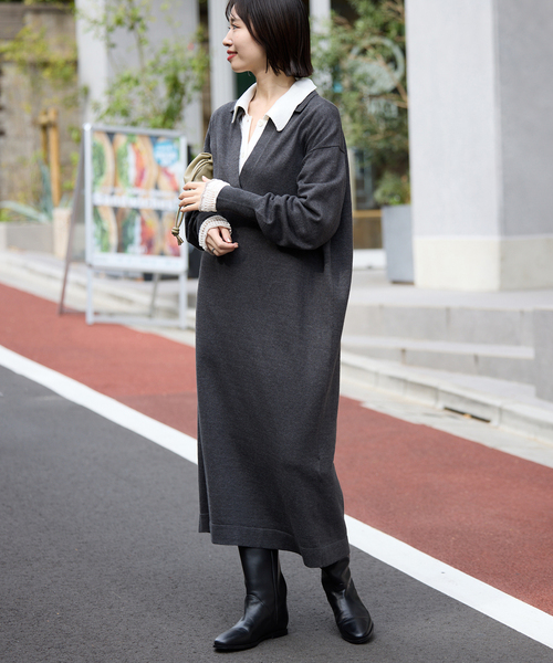 SLOBE IENA（スローブイエナ）の「レーシーニットシャツ（ニット/セーター・レディース・イエロー/ホワイト・FREE）」の18枚目の写真