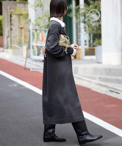 SLOBE IENA（スローブイエナ）の「レーシーニットシャツ（ニット/セーター・レディース・イエロー/ホワイト・FREE）」の19枚目の写真