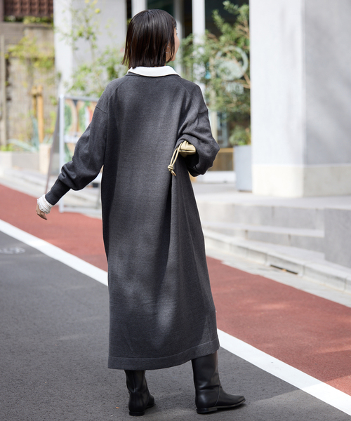 SLOBE IENA（スローブイエナ）の「レーシーニットシャツ（ニット/セーター・レディース・イエロー/ホワイト・FREE）」の20枚目の写真