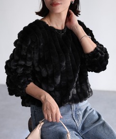 Typewriter Shirring Tops（Tシャツ/カットソー）｜anuke（アンヌーク