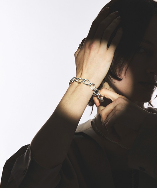 MAISON SPECIAL(メゾンスペシャル)の「《UNISEX》【Made In YAMANASHI Jewelry】Open Chain Bracelet/山梨産オープンチェーンブレスレット【MAISON SPECIAL/メゾンスペシャル】(ブレスレット・メンズ・シルバー・FREE)」の5枚目の写真