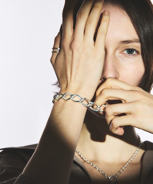 MAISON SPECIAL（メゾンスペシャル）の「《UNISEX》【Made In YAMANASHI Jewelry】Open Chain Bracelet/山梨産オープンチェーンブレスレット【MAISON SPECIAL/メゾンスペシャル】（ブレスレット・メンズ・シルバー・FREE）」の7枚目の写真