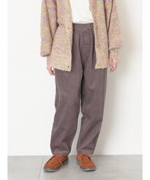 Samansa Mos2 | 【M/Lサイズ】コーディロイテーパードパンツ(その他パンツ)