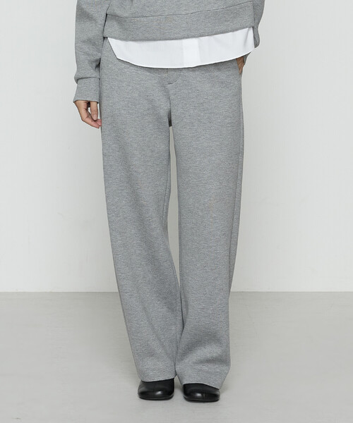 COMME CA Wardrobe（コムサワードローブ）の「レーヨンミックスダンボール パンツ（スラックス・レディース・杢グレー/ネイビー・9号/7号/11号）」の10枚目の写真