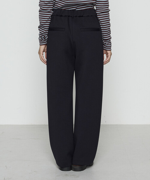 COMME CA Wardrobe（コムサワードローブ）の「レーヨンミックスダンボール パンツ（スラックス・レディース・杢グレー/ネイビー・9号/7号/11号）」の17枚目の写真