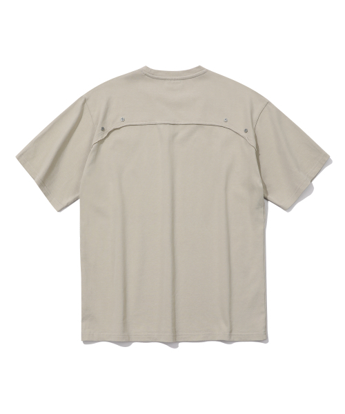 EPISODE UNTITLED(エピソードアンタイトルド)の「POINT SNAP WASHING T-SHIRT_BEIGE(Tシャツ/カットソー・レディース・その他・2/3)」の3枚目の写真