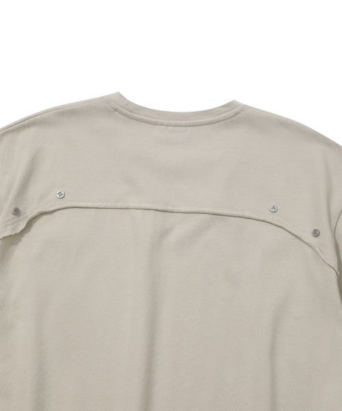 EPISODE UNTITLED(エピソードアンタイトルド)の「POINT SNAP WASHING T-SHIRT_BEIGE(Tシャツ/カットソー・レディース・その他・2/3)」の7枚目の写真