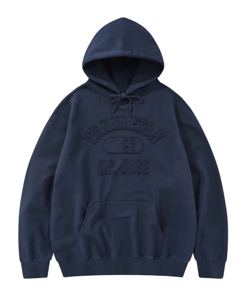 KANEITEI(カネイテイ)の「PENDLETON HOODIE (NAVY)(パーカー・レディース・ネイビー・LARGE/X-LARGE)」の1枚目の写真