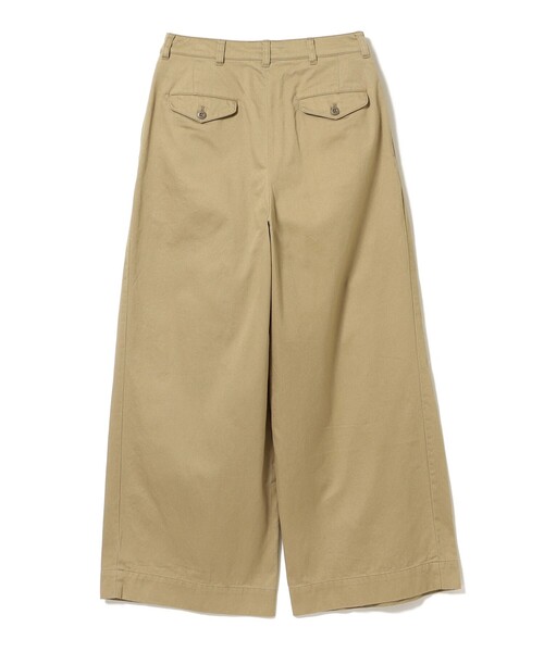 BEAMS BOY（ビームスボーイ）の「ワイド タック チノ パンツ（チノパンツ・レディース・ベージュ/ネイビー・0/1/2）」の5枚目の写真