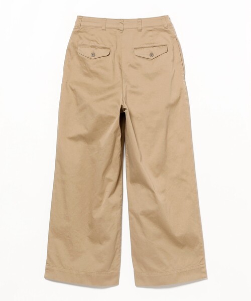 BEAMS BOY（ビームスボーイ）の「ワイド タック チノ パンツ（チノパンツ・レディース・ベージュ/ネイビー・0/1/2）」の21枚目の写真